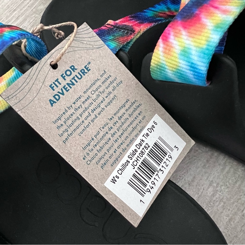 Chaco Chillos Slide Sandal Tie Dye - Picture 6 of 7